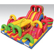 hot sale used inflatable slides